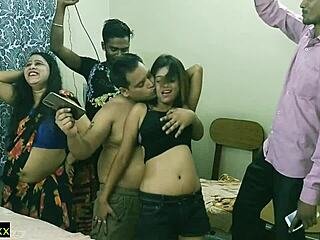 What Happens At Indian Home Party With Naughty Bhabhis?