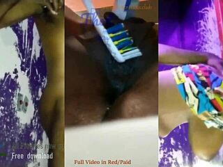 Petite African American Milf’s Fierce Pussy Fuck