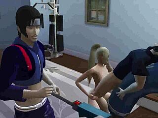 Husband watches anime bride taken
