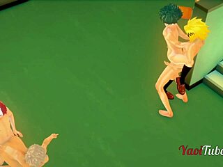 3D Hentai Orgy with Heroes