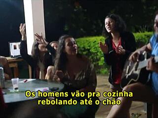 Brazilian MILF's provocative dirty sway