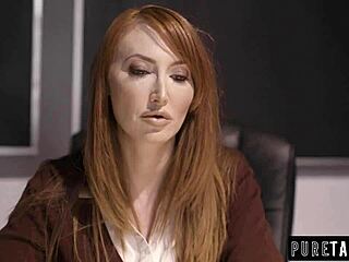 Taboo lesbian professor Kendra craves student’s stepmom