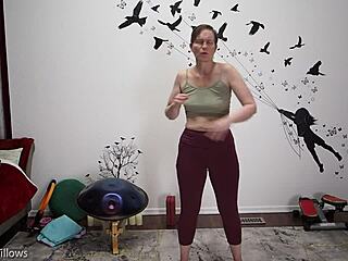 smooth yoga moves reveal big curves