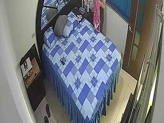 I caught her on bedroom spycam