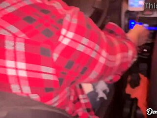 Blonde milf seduces uber driver for a wild ride