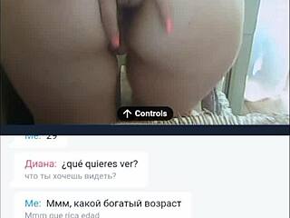 Russian beauty's webcam intensity