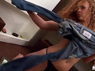 i can't believe i squeezed into these tiny jeans