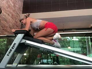 Gina’s intense cam session
