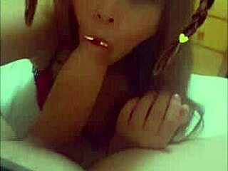 Snap chat bold cock sucking display