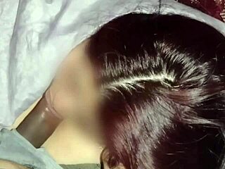Neighbor’s Tasty Cock Sucked During Movie Night