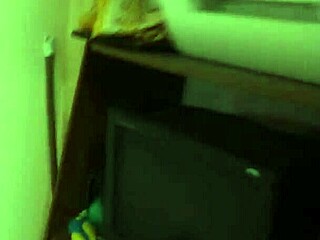 Dany Rio disturbed during her naked bath time
