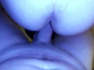 Amateur couple fucks hard in bedroom
