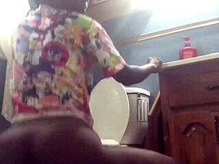 Black girl shaking it with fierce moves