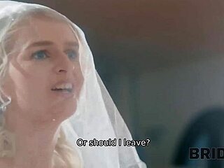 Bride4k cheats in public with daring flair