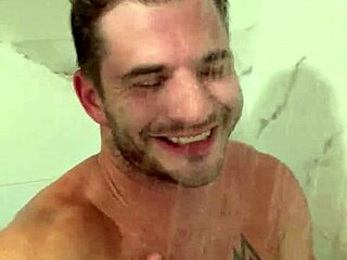 Shower Time With Wet Naked Body