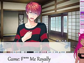 vtuber's hentai game kiss in part 4