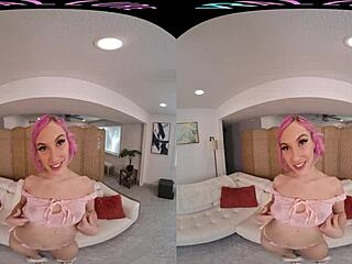 Petite Shaved Tease With VRAllure Toy Play
