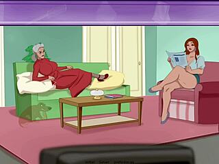 Mother-in-law tempts with curvy allure