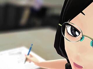 Caught Peeping Turns Into Classroom Handjob POV