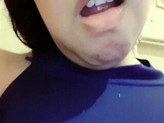 Naughty College Girl’s Daring Public Bathroom Tease, Need a Thick Cock?