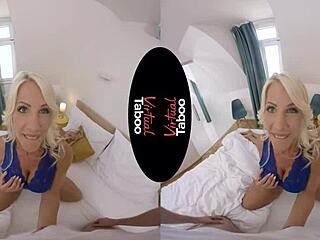 Virtual Taboo Blonde Sucks Deep In POV
