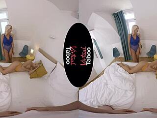 Virtual Taboo Blonde Sucks Deep In POV