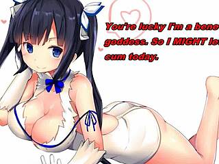 Daring Hestia Anime Tease With Edging Instructions