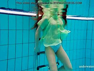 Brunette Teen’s Underwater Secret Revealed