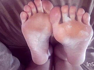 my wild footjob from paolla mille