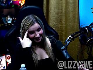 Lizzy Sweet’s daring breast tease revealed