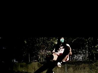 Taiwan Shemale’s Outdoor Cosplay Anal Toy Play