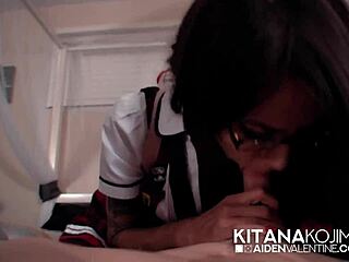 my stepdaddy gets pov blowjob from petite me