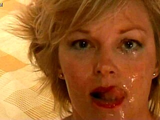 Blonde Melts Under Bold, Intense Desire