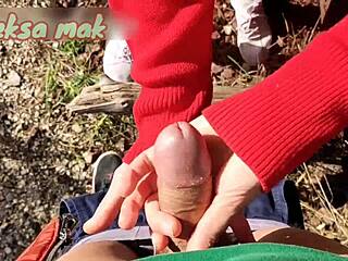 Girls Faking Bliss Outdoors
