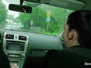 Hitchhiker Thanks Driver with Intense Oral Gratitude