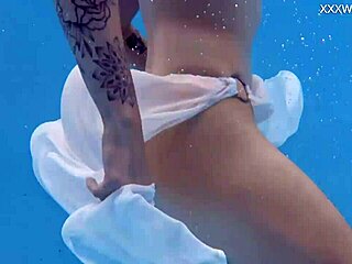 Cutest Tattooed Teen Mimi’s Daring Naked Swim