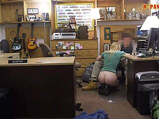 Blonde Babe's Office POV Thrill