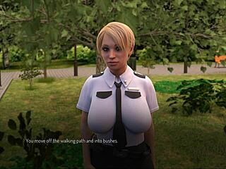 bound teen’s daring public blowjob in park