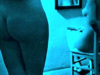 Vintage Lesbians Licking Hairy Pussy in Retro Film