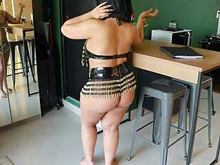 Latina Teen Dodges with Charm