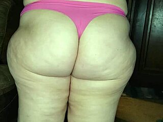 Pregnant milf’s wet couch fuck