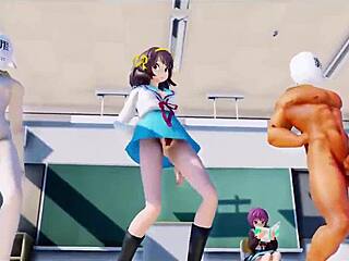 3D Hentai Anime Teens Rock Hard