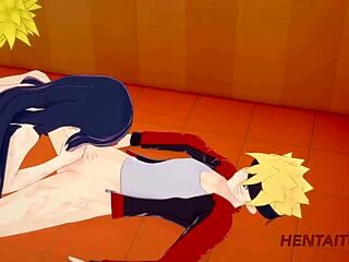 naruto hentai threesome with hinata’s wild ride