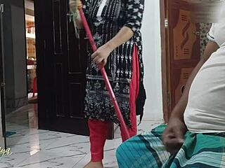 Indian Maid's Brief Passion Glimpse