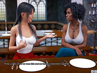 Hot tub flirty MILF moment
