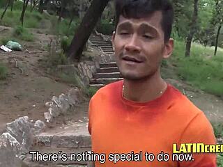 mexican boy feels intense pleasure