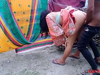 Desi Indian Bhabi Fucked Hard Outdoor By Localsex31