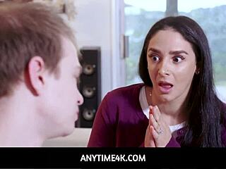 Chloe Cherry's body teased for stepbrother's desires
