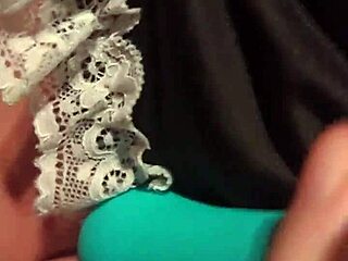 Halloween milf cums hard with dildo play