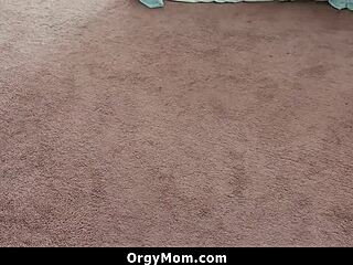 My stepmom sucks my huge cock every morning